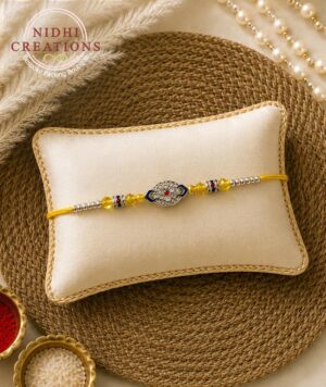 Yellow Golden Guardian Rakhi