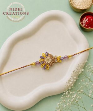 Lavender Sunshine Rakhi