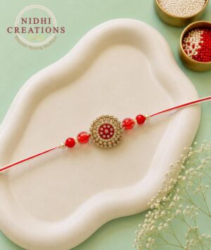 Diamond Red Single Rakhi