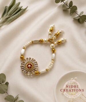 Royal Pearl Radiance Bhabhi Bracelet