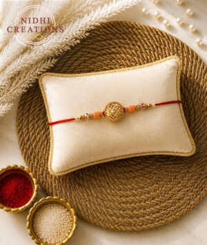 Golden Halo Rakhi