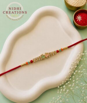 Dual Quartz Row Rakhi