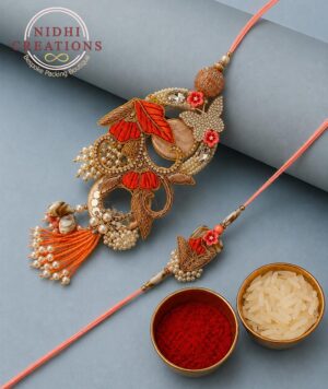 Autumn Pair Rakhi Set