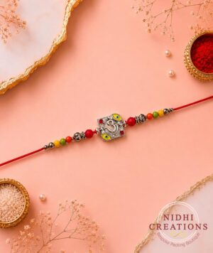 Silver Ganesha Rakhi