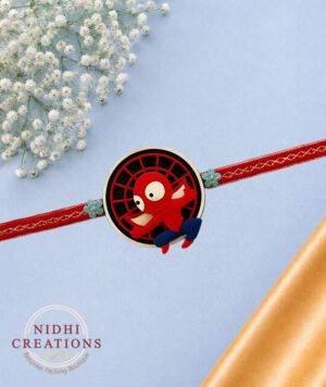 Fidget Spinner Spider Man Kids Rakhi