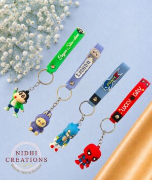 Cartoon Keychain+Band 2 in 1 Rakhi (any one)