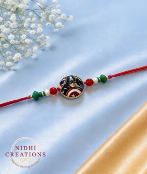 Classy Captain America Kids Rakhi